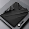 High-End Affordable Luxury Slim-Fit Mulberry Silk T-shirt