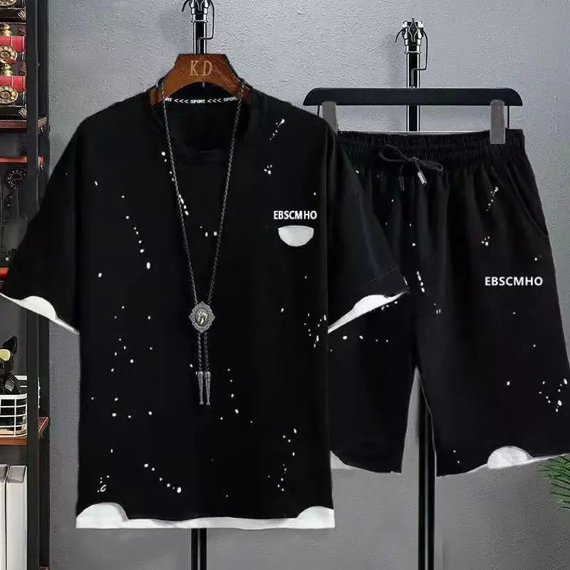 Summer Men's Sets Streetwear Tracksuit