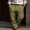Men's Casual Straight Linen Pants