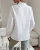 Women's Ruffled Standing Collar Long Sleeved Shirt Lace Collar Temperament Commuting Tops Fashion Women's Shirts for Women