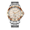 Men's Leather Japan Quartz