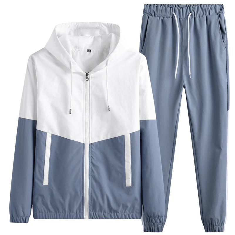 Everyday Essentials: Men's Spring & Autumn O-Neck Tracksuit