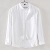 Men's pure cotton long-sleeved shirt