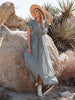 Butterfly Sleeve Beach Dress