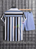 Summer New Men's Striped Set