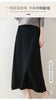 Elegant High-Waisted Pure Wool Midi Skirt