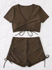Sexy Drawstring Bikini Set -Swimwear