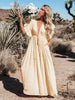 Butterfly Sleeve Beach Dress