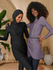 Muslim Swimwear Women Modest Burkini Long Sleeves Sport Swimsuit Islamic Bathing Suit, Hijab, Top, Pant, Quick Drying, UPF50+