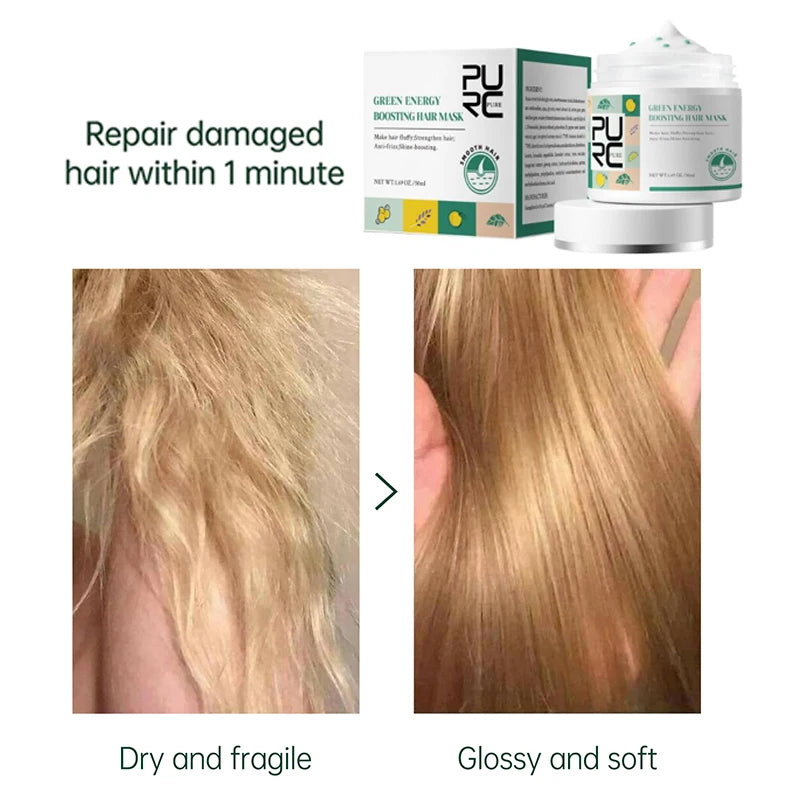 Keratin Hair Mask Straightening Smoothing Soft Hair