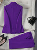 Women's Slim Fitted Pants Suit