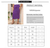 High-Waist Purple Pencil Skirt