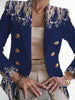 Le kRUISER Women's Winter Printed Blazer