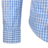 Small Plaid Button Down Shirt Men 2023 Summer New Long Sleeve Slim Fit Mens Dress Shirts Casual Checks Gingham Chemise Homme