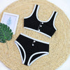 Woman Swimwear 2024 High Waist Bikinis Shorts Women's Swimsuit Luxury Ribbed Two-piece Bathing Suits Summer Bikini Set Swim Suit