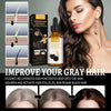 Gray Hair Treatment Serum Liquid White To Black Natural Color Repair