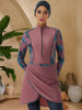 Muslim Swimwear Women Modest Burkini Long Sleeves Sport Swimsuit Islamic Bathing Suit, Hijab, Top, Pant, Quick Drying, UPF50+