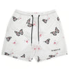 Rose Design Casual Shorts