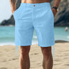 Men's Linen Casual Beach Shorts