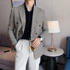 Slim Fit Houndstooth Blazer