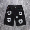 Kapok Denim Embroidered Jeans Shorts
