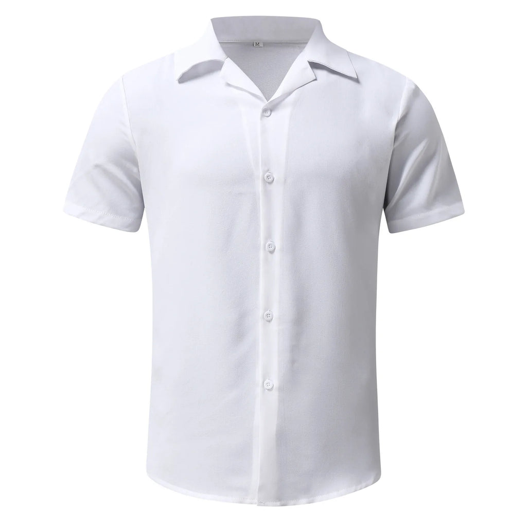 MUQGEW Men's Linen Shirt & Short Set
