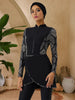 Muslim Swimwear Women Modest Burkini Long Sleeves Sport Swimsuit Islamic Bathing Suit, Hijab, Top, Pant, Quick Drying, UPF50+