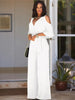Cutout Shoulder Jumpsuit