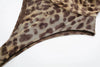 TRAFZA Leopard Print Jumpsuit Women Tulle Ruched Irregular Lady Bodysuit 2024 Summer Backless Beach Slim Halter Playsuit