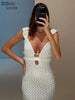 Woven Ruched Maxi Dress