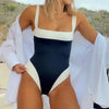 Woman Swimwear 2024 High Waist Bikinis Shorts Women's Swimsuit Luxury Ribbed Two-piece Bathing Suits Summer Bikini Set Swim Suit