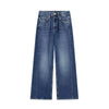 Aoaiiys Baggy High-Waist Jeans for Women