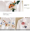 Office Lady White Long Sleeve Embroidery Shirt Blouse Women 2023 New Spring Fashion Button Slim Shirts Top Femme S-5XL