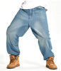 Men's  Baggy Hip Hop Jeans Multi Pockets