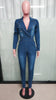 Denim Jumpsuit Women Overalls One Pieces Jean Double Breasted Turn Down Collar Vintage Elegant Streetwear Female Jumpsuits