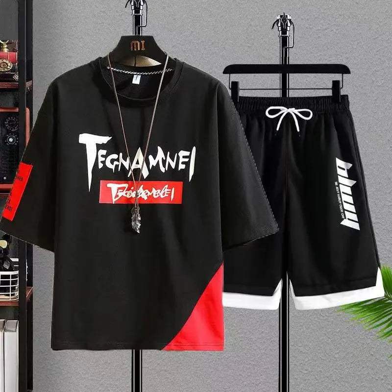 Summer Men's Sets Streetwear Tracksuit