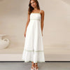 Wave Striped Patchwork Maxi Dress