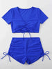 Sexy Drawstring Bikini Set -Swimwear