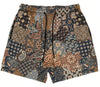 Rose Design Casual Shorts