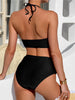 Sexy High Waist Bikini 2025 Women Halter Swimwear Female Swimsuit
