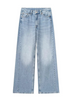 Aoaiiys Baggy High-Waist Jeans for Women