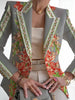 Le kRUISER Women's Winter Printed Blazer