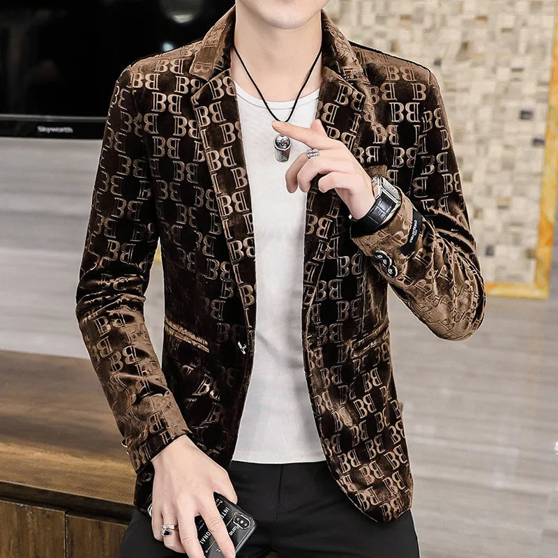 Casual Printed Blazer