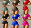 Sexy Drawstring Bikini Set -Swimwear