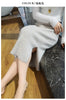 Women's 100% Mink Cashmere Knitted Skirt