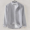 Men's pure cotton long-sleeved shirt