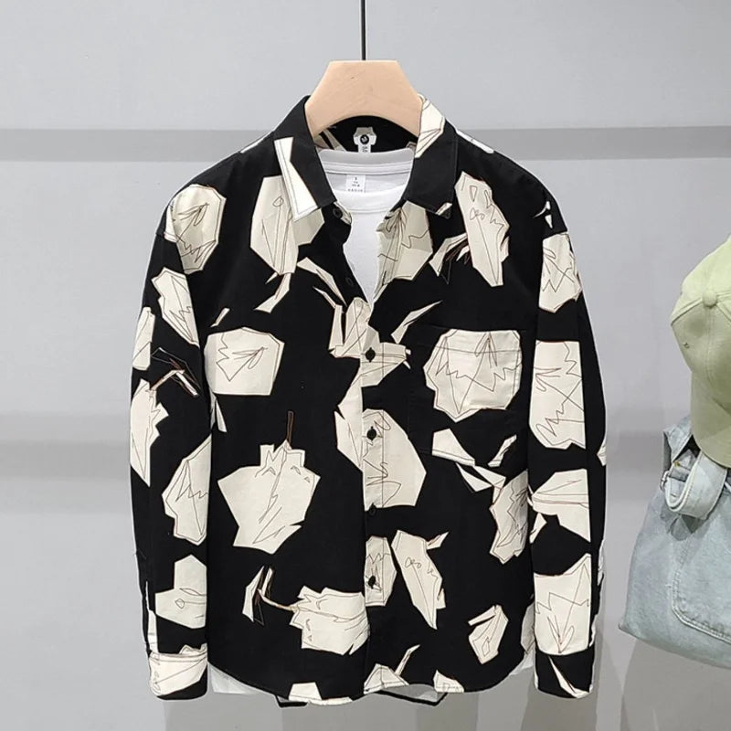 Long sleeve pattern design Shirt