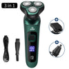 Green Smart Electric Shaver with LCD Digital Display