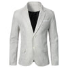 Men's Comfortable  Texture Fabric Blazer