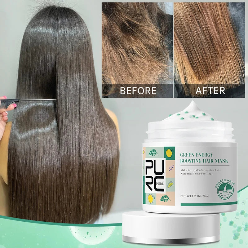 Keratin Hair Mask Straightening Smoothing Soft Hair